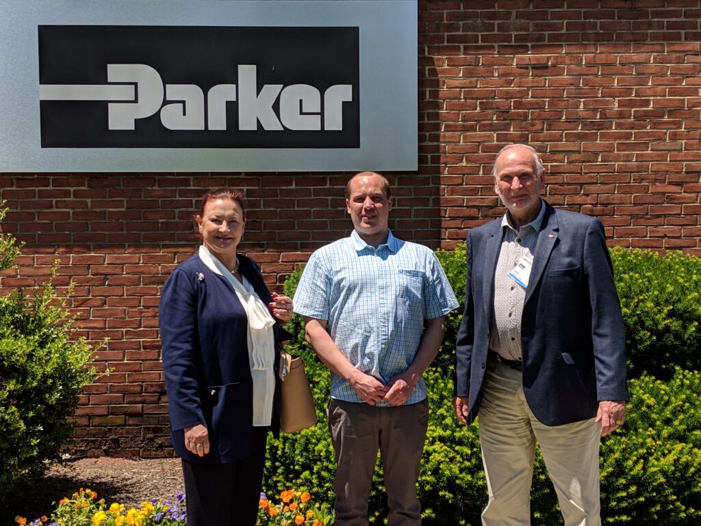 R A Medical engineers at the Porter Instrument factory in Hatfield, Pennsylvania