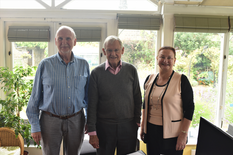 Visit by Robert Edmondson, The original founders of Cyprane in 1947