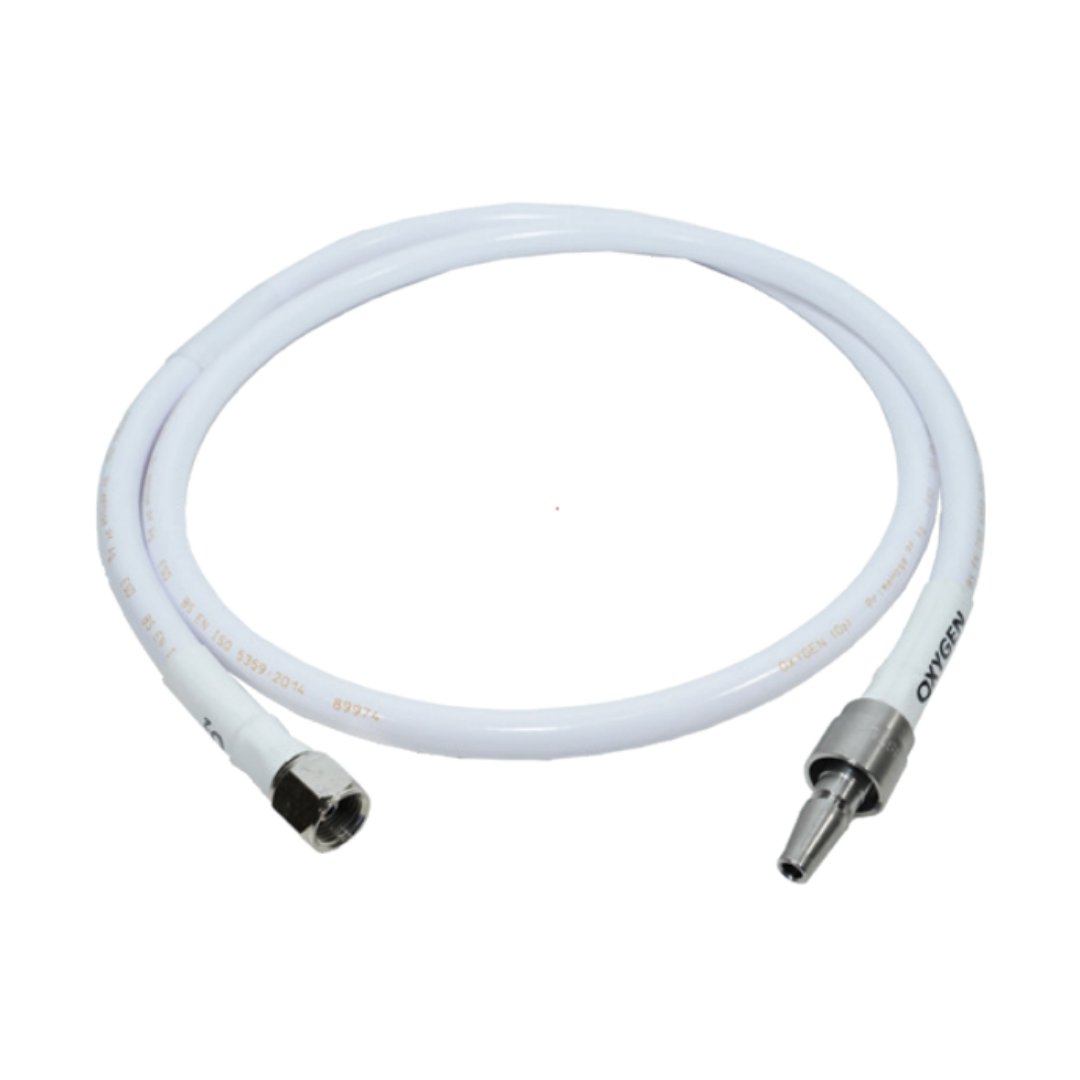 Oxygen Flexible Gas Hose DISS to Probe